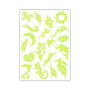 Clementoni Tattoo Set: Glow in The Dark Tattoo
