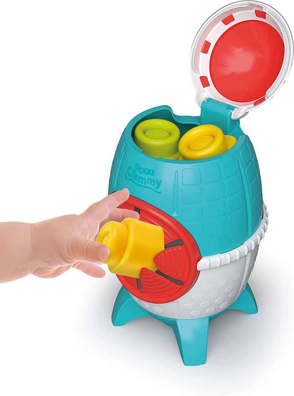 Rozwijająca zabawka Clementoni: Baby Soft Clemmy Sensory Rocket
