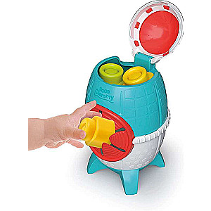 Rozwijająca zabawka Clementoni: Baby Soft Clemmy Sensory Rocket