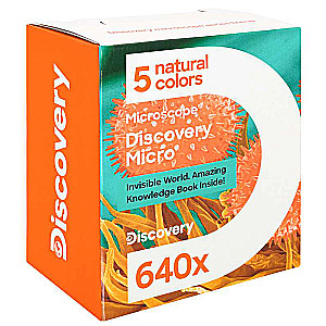 Discovery Micro Terra Microscope, 40x-640x, with Book