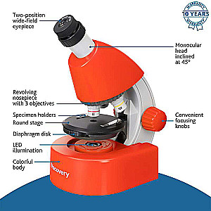 Discovery Micro Terra Microscope, 40x-640x, with Book