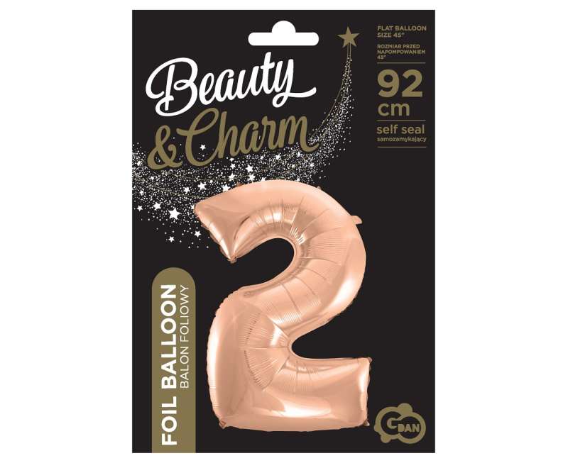 Folijas balons 45 - Cipars 2
