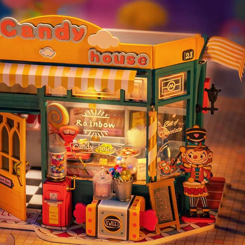 3D składana miniaturka ROBOTIME - Candy House