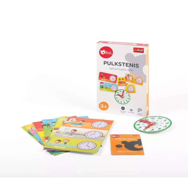 Educational Board Game - Clocks (in Latvian)