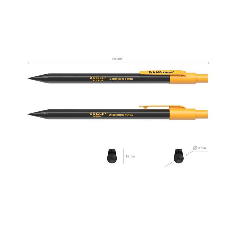 Mechanischer Bleistift, 0,7 mm, XS Clip Accent, HB