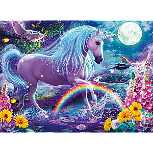 Puzzle 100 - Błyszczący jednorożec