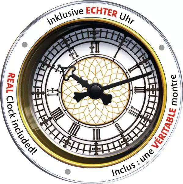 3D puzzle Big Ben z zegarem
