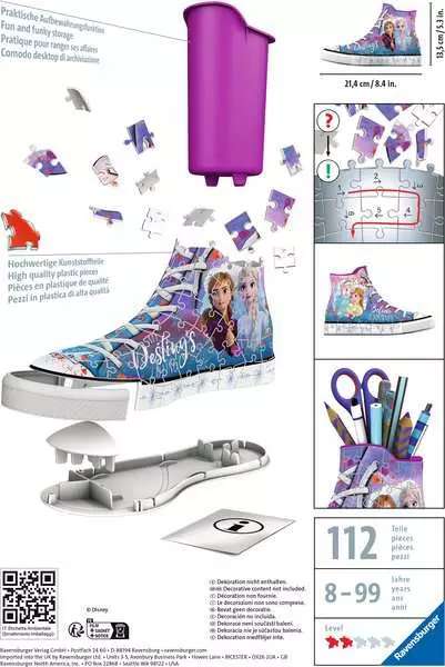 3D puzzle - Podstawka na ołówki Frozen-2
