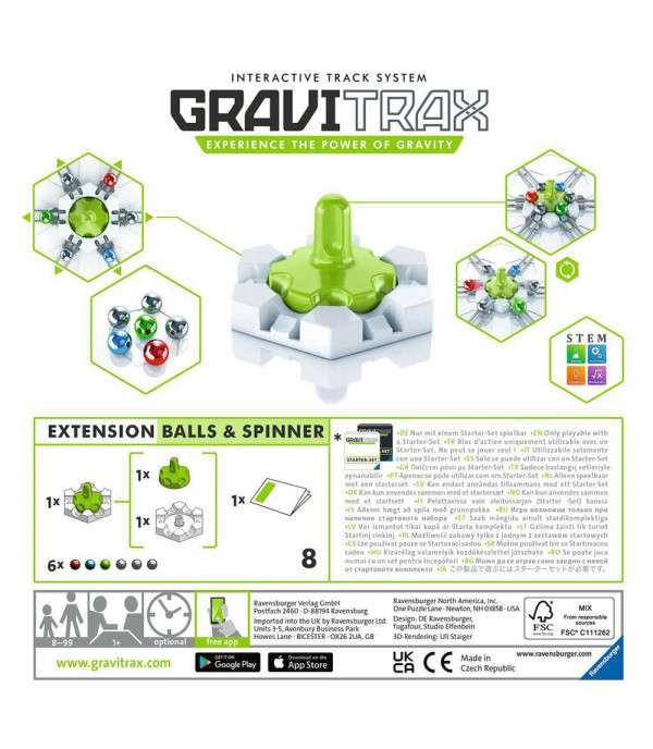 Papildomas rinkinys konstruktoriui - GraviTrax Spinner