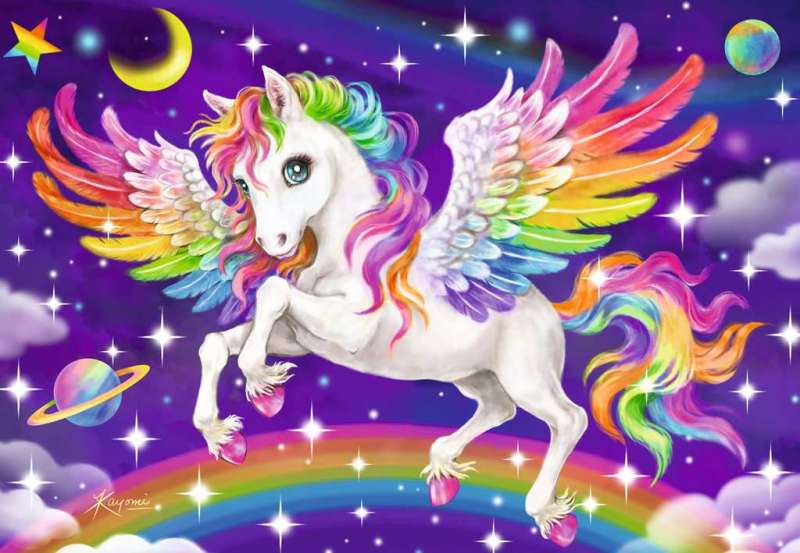 Dėlionė 2x24 Vienaragis ir Pegasas