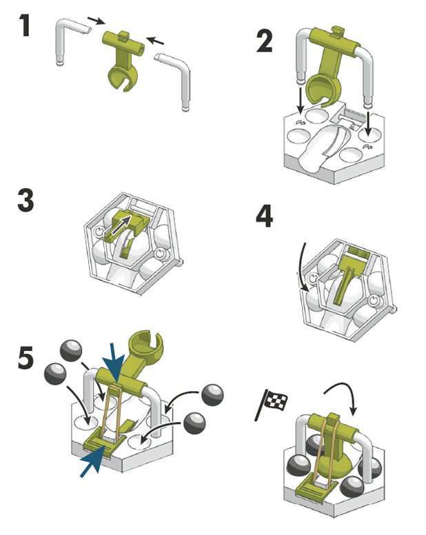 Papildomas rinkinys konstruktoriui - GraviTrax Katapultas