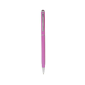 Bumbiņu pildspalva 0.7 mm PENMATE Cristallo metāla, miks
