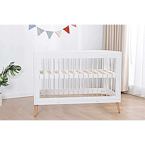 Bērnu gultiņa LPK750 izmērs 120*60, balta