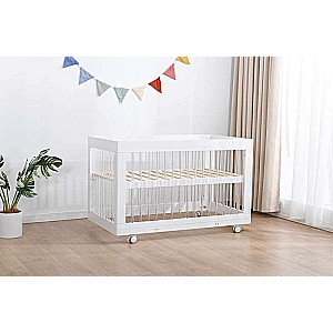 Bērnu gultiņa LPK750 izmērs 120*60, balta