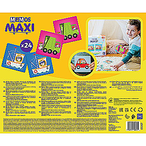 Board Game - Memos maxi. Transport