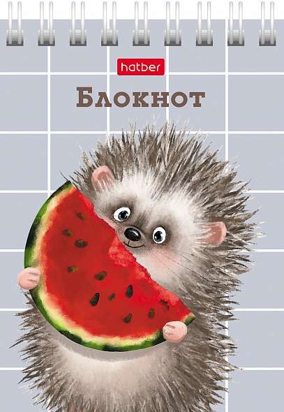 Notebook 40 sheets A7f grid - It's good to be a hedgehog