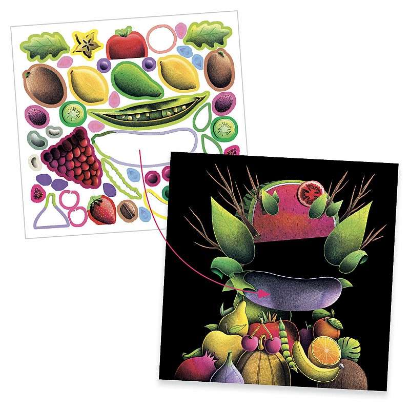 Creative Set - Collages. Spring Vegetables