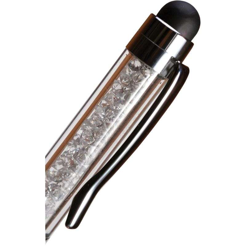 Mėlyna CRYSTAL TOUCH PEN rutulinė rašiklis, 1.0mm