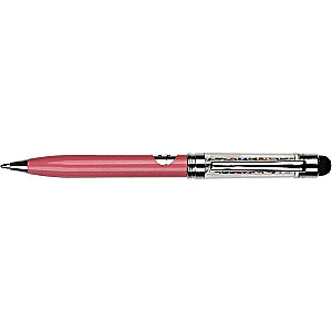 Mėlyna CRYSTAL TOUCH PEN rutulinė rašiklis, 1.0mm
