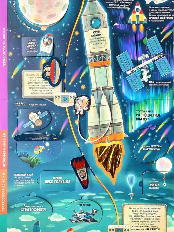 From Bed to Space. An Interactive Book