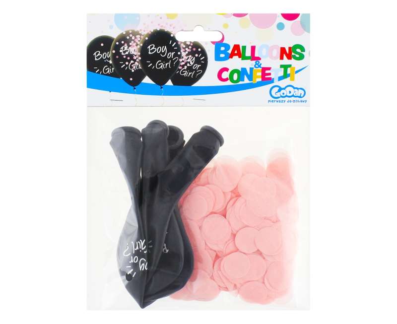 Gaisa balons - Zēns vai meitene, 4 gab.