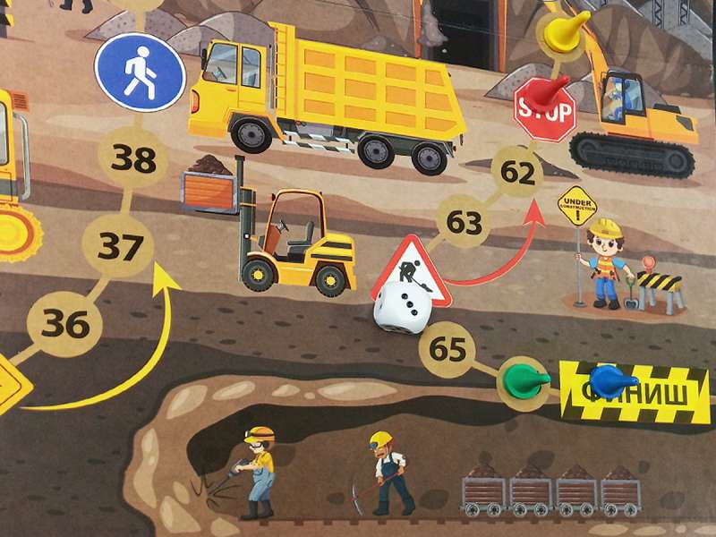 Board Game Walk - At the Construction Site