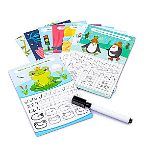 Developing Game - Write-Erase. First Worksheets