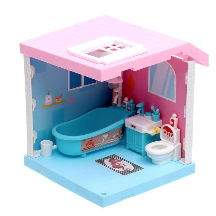 Toy Doll Furniture with Light, with Accessories
