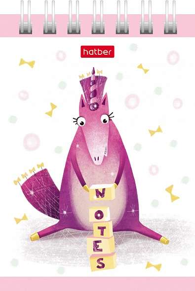 Notepad 40 sheets A7 - Unicorns