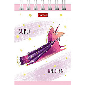 Notepad 40 sheets A7 - Unicorns