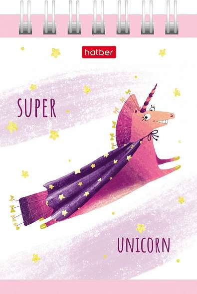 Notepad 40 sheets A7 - Unicorns