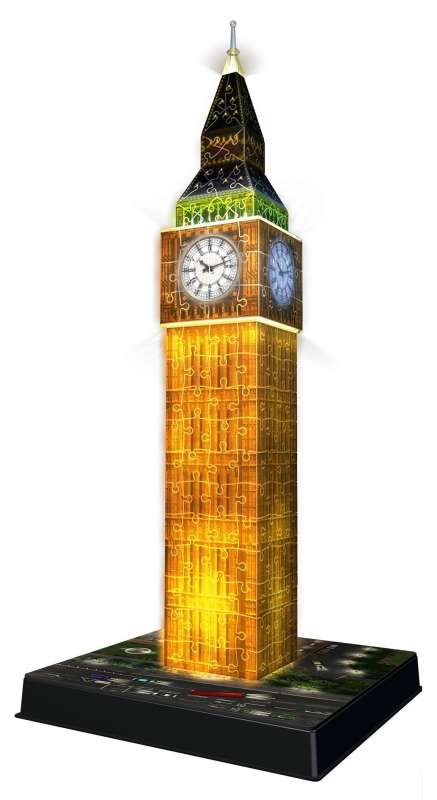 3D puzzle Big Ben z podświetleniem
