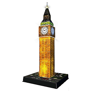 3D puzzle Big Ben z podświetleniem