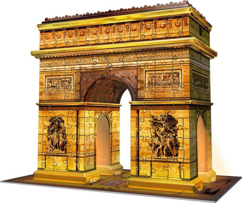 3D puzzel Łuk Triumfalny z podświetleniem