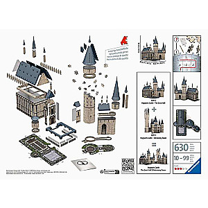 3D puzzle - Zamek Hogwartów Harry'ego Pottera