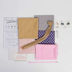 Interior Doll Lora, Sewing Kit, 18 × 22.5 × 2.5 cm