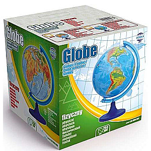 Globuss 250 mm. Fizisks. 3D ar gaismu