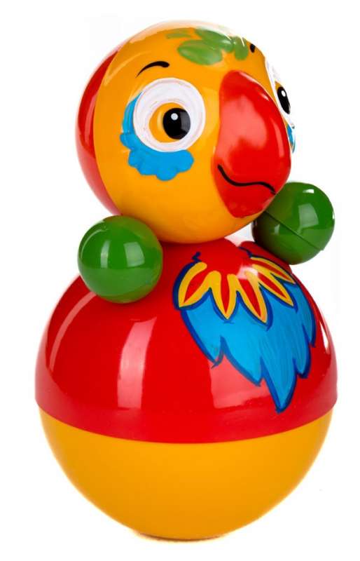 Игрушка-неваляшка - Попугай