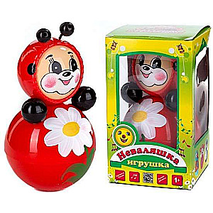 Игрушка-неваляшка - Божья коровка