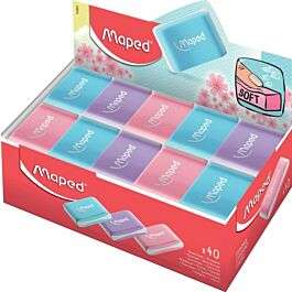 Eraser - Essential Soft Color, in assortment