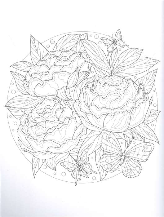 Flowers­2. Radošā krāsošana brīnišķīgiem ziediem