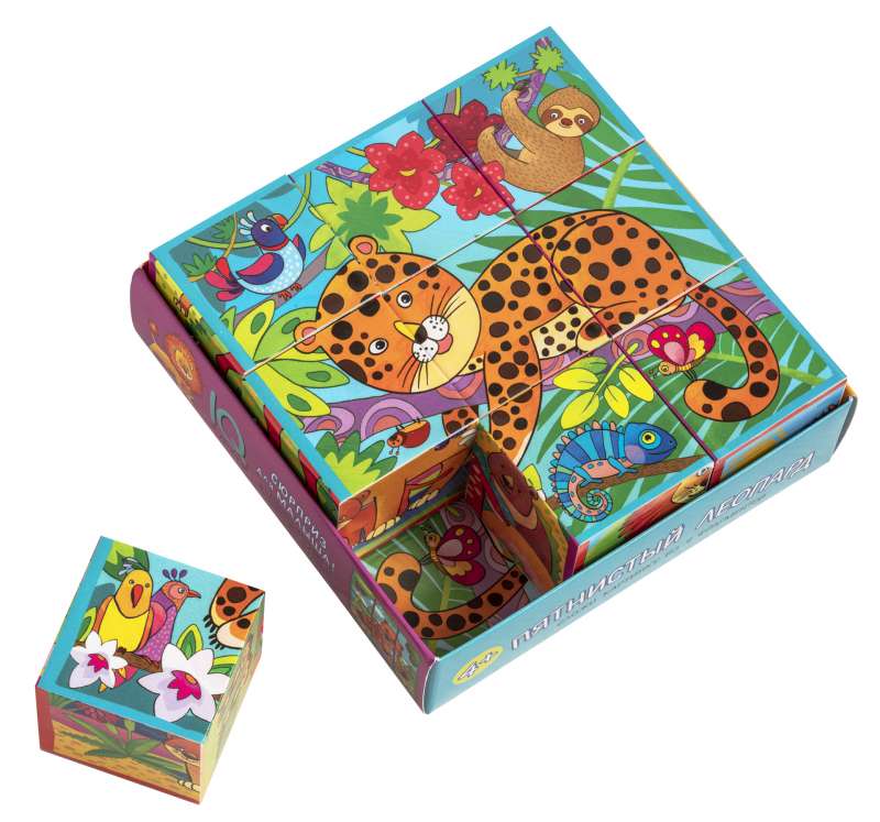 Smart Cubes - Spotted Leopard, 9 pieces