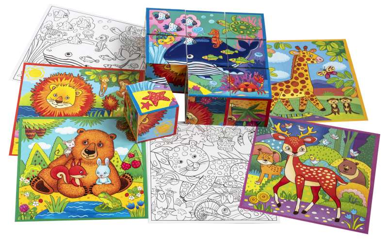 Smart Cubes - Spotted Leopard, 9 pieces