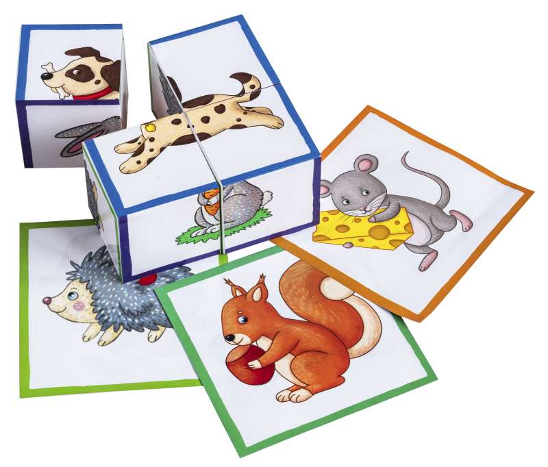 Inteligentne kostki - Kto co lubi, 4 sztuki