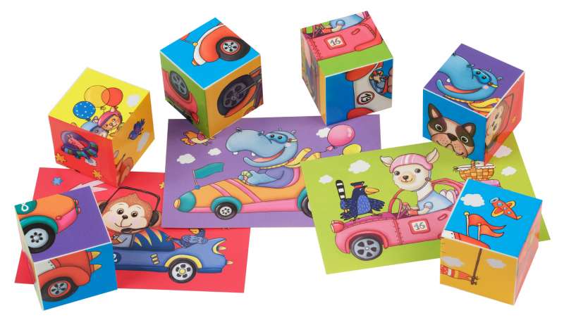 Smart Cubes - We are racing, racing, racing, 6 pieces