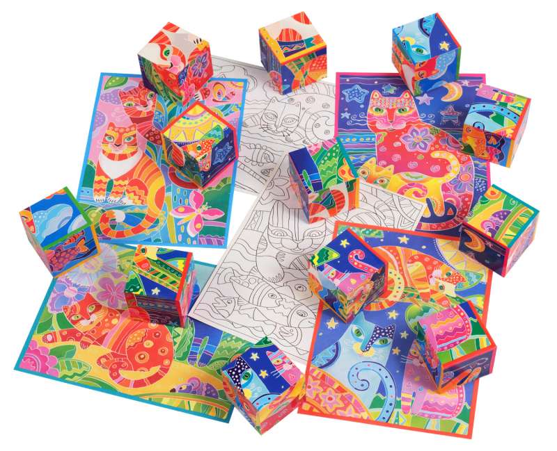 Smart Cubes - Fairy Tale Kittens, 12 Pieces