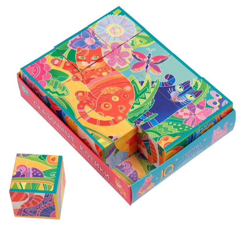 Smart Cubes - Fairy Tale Kittens, 12 Pieces