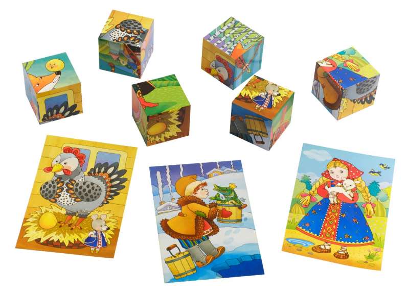 Smart Cubes - Russian Fairy Tales, 6 pieces