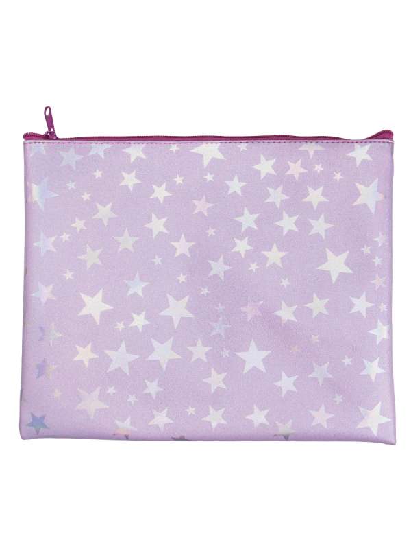 Folder for notebooks with a zipper on top A4+A5 PURPLE