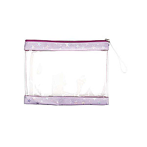 Folder for notebooks with a zipper on top A4+A5 PURPLE